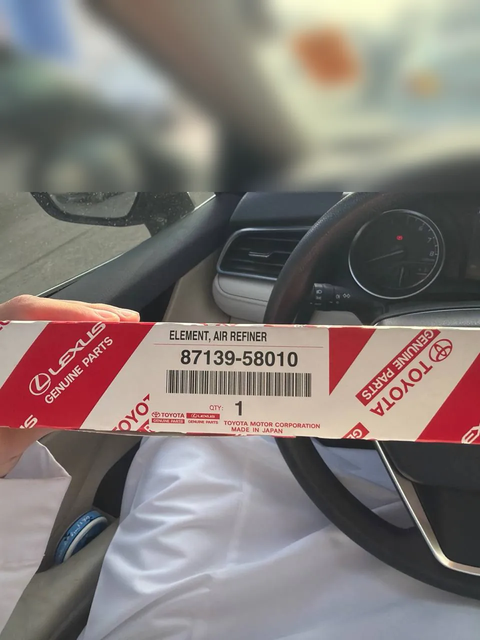 علبة فلتر مكيف تويوتا ولكزس الأصلي 87139-58010 صنع اليابان داخل كامري