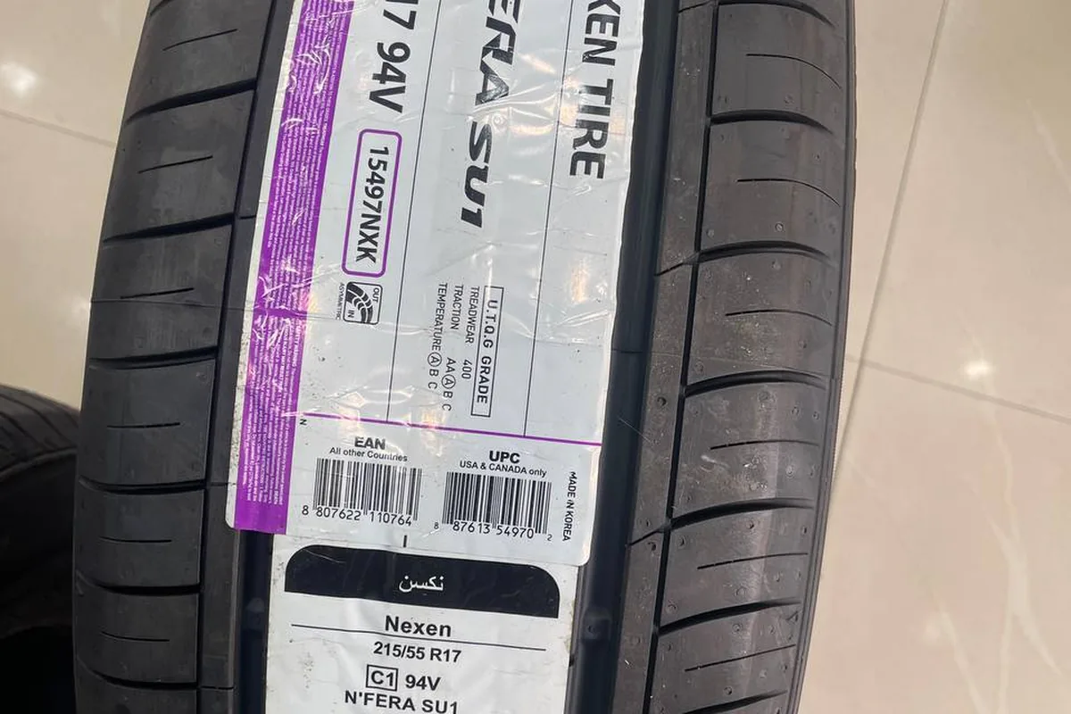 نكسن N'FERA SU1 مقاس 215/55R17 بتاريخ 03/2025: ركّبه صاحبه بـ330 ريالاً للكفر وقال إن السيارة صارت هادئة وناعمة على 120.