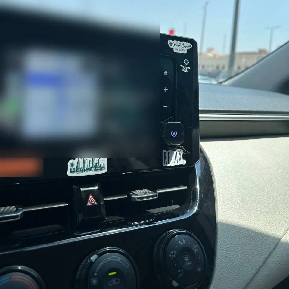 شاشة كورولا تعرض خرائط آبل كاربلاي أثناء القيادة