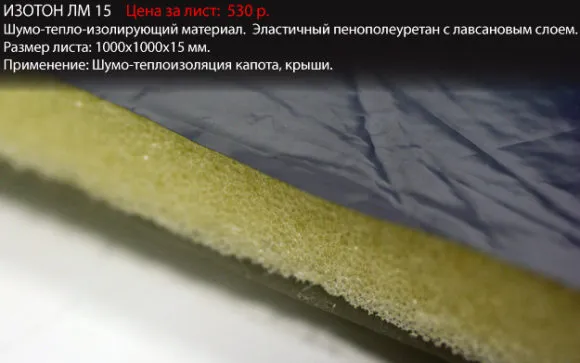Изотон для шумоизоляции Хонда Аккорд 8